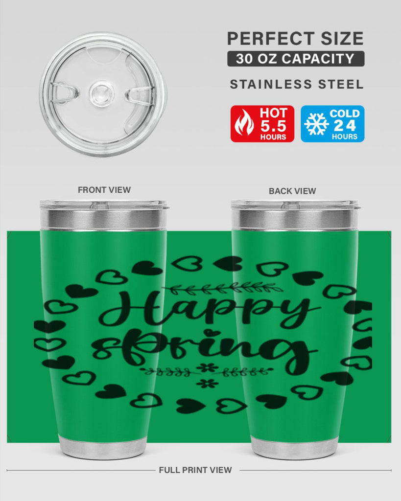 Happy Spring 174#- spring- Tumbler