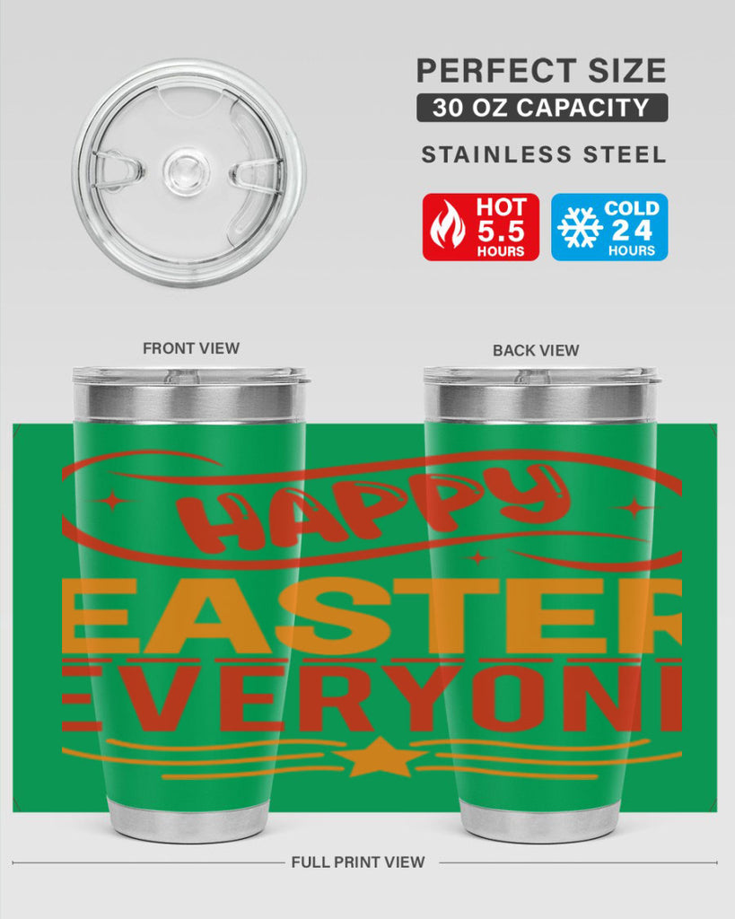 Happy easter everyone 155#- spring- Tumbler