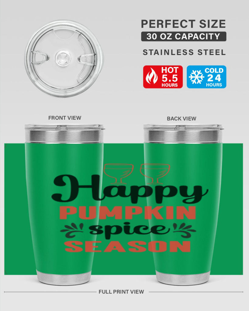 Happy pumpkin spice season 244#- fall- Tumbler
