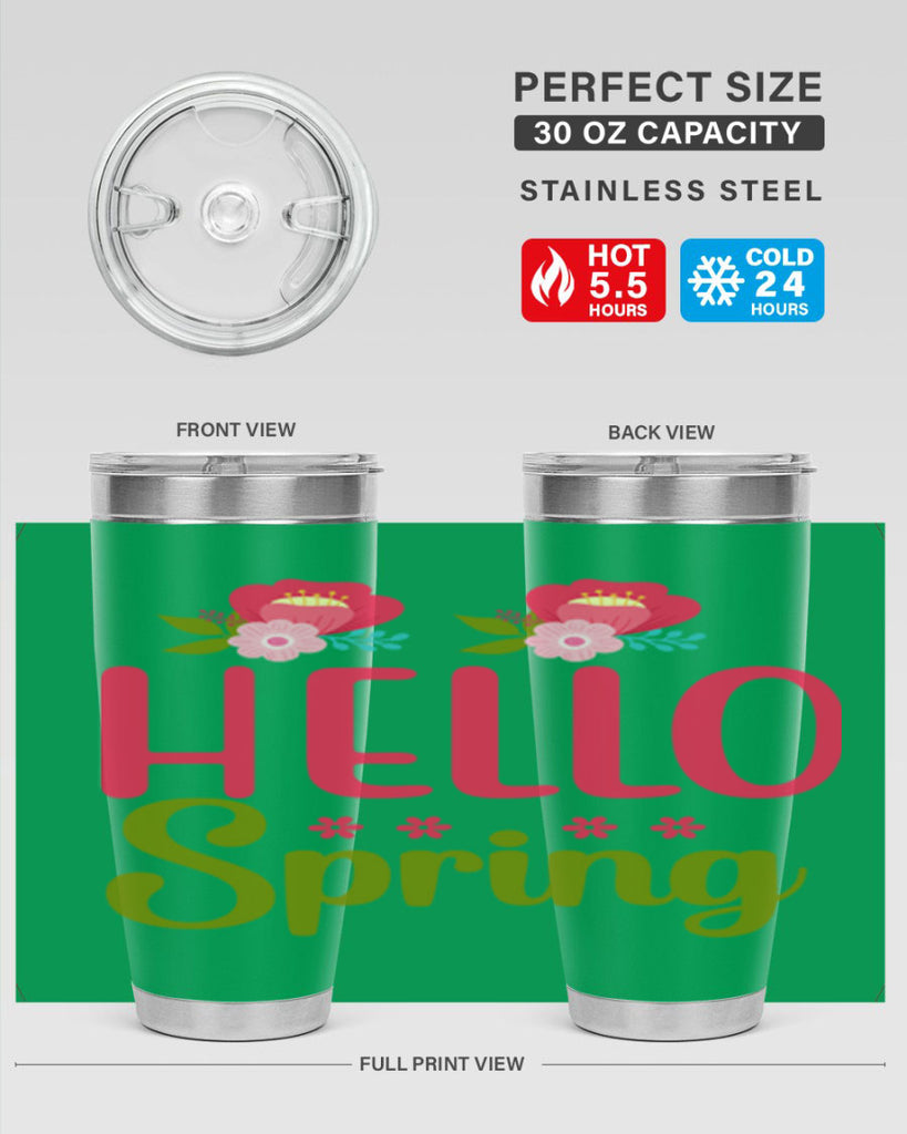 Hello Spring 186#- spring- Tumbler