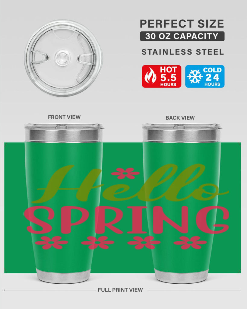 Hello Spring 213#- spring- Tumbler
