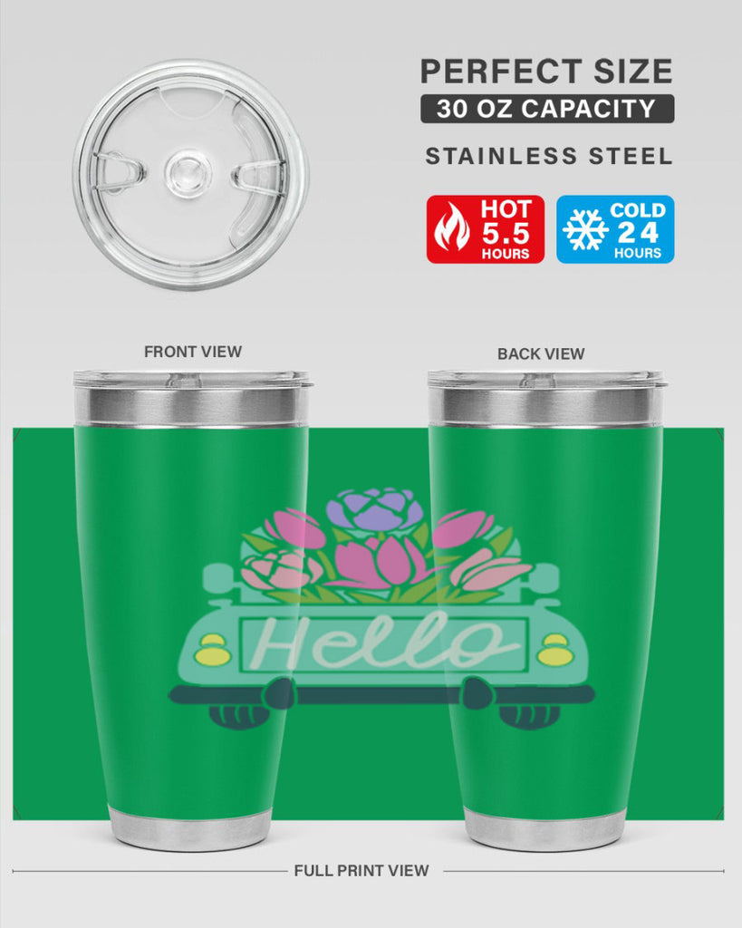 Hello Truck218#- spring- Tumbler