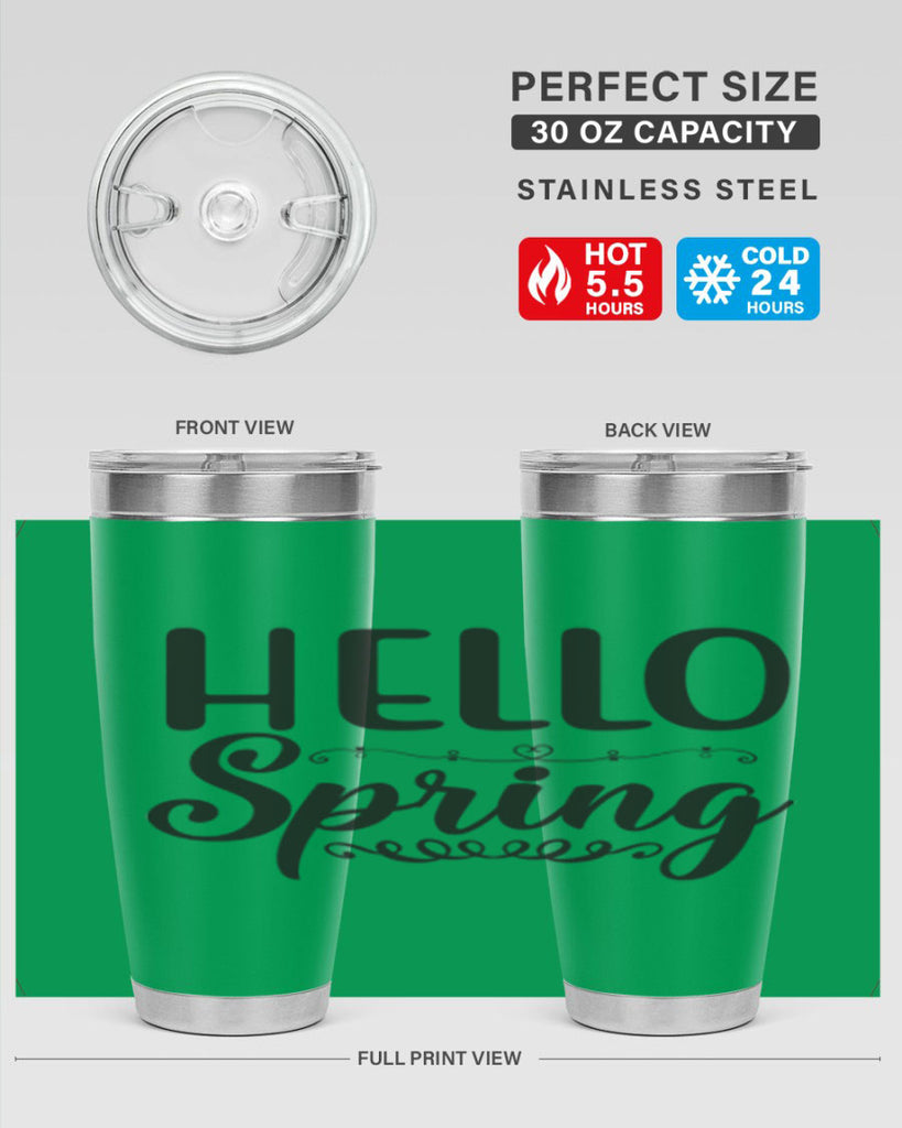 Hello spring 185#- spring- Tumbler