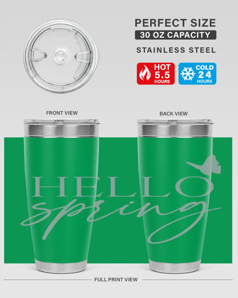 Hello spring butterfly195#- spring- Tumbler