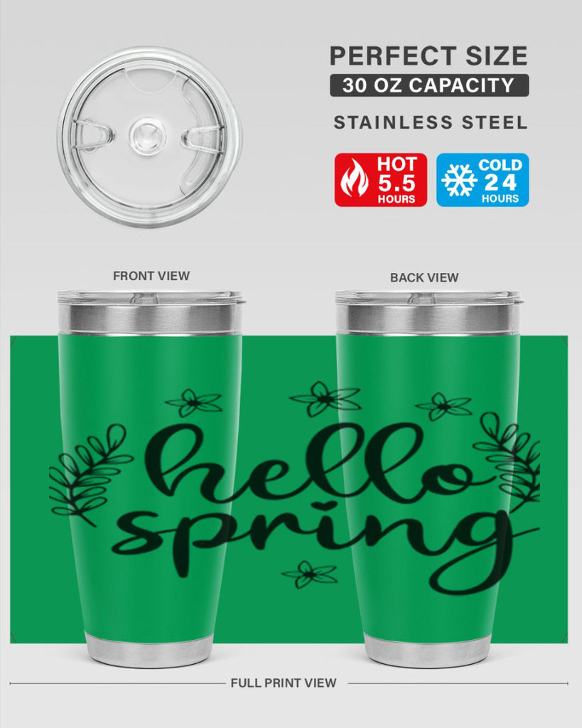 Hello spring design  221#- spring- Tumbler