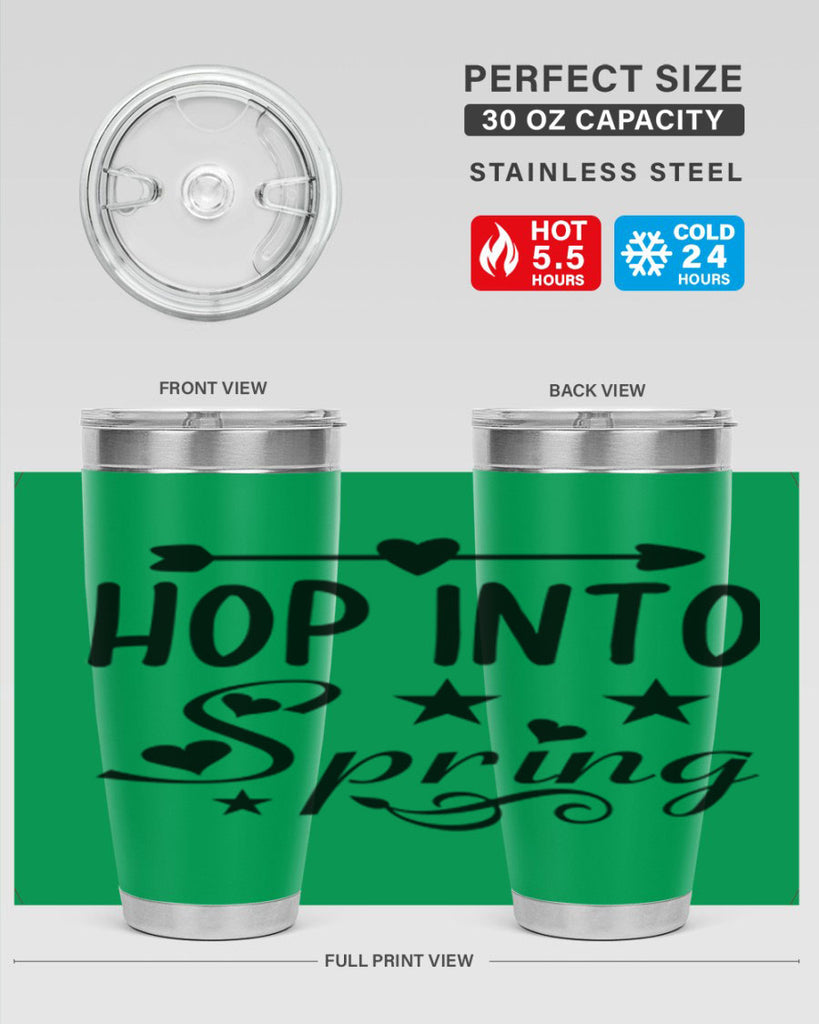 Hop into Spring 249#- spring- Tumbler