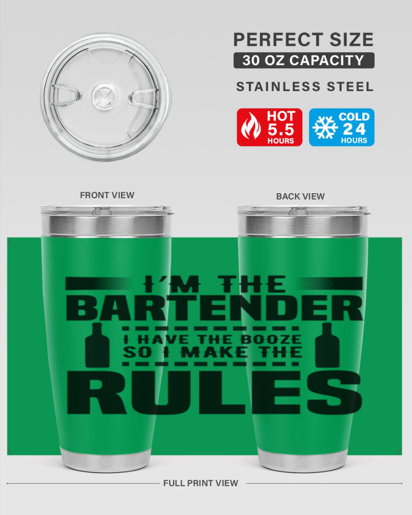 I am the Bartender Style 2#- bartender- tumbler