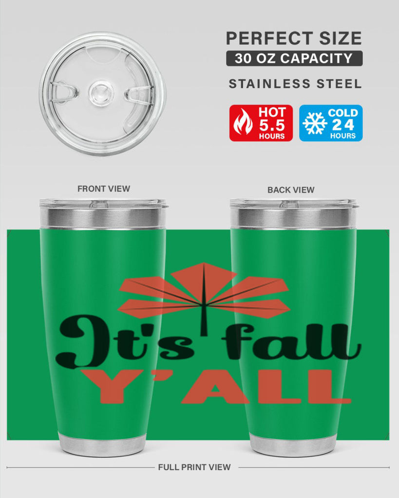 Its fall yall 373#- fall- Tumbler