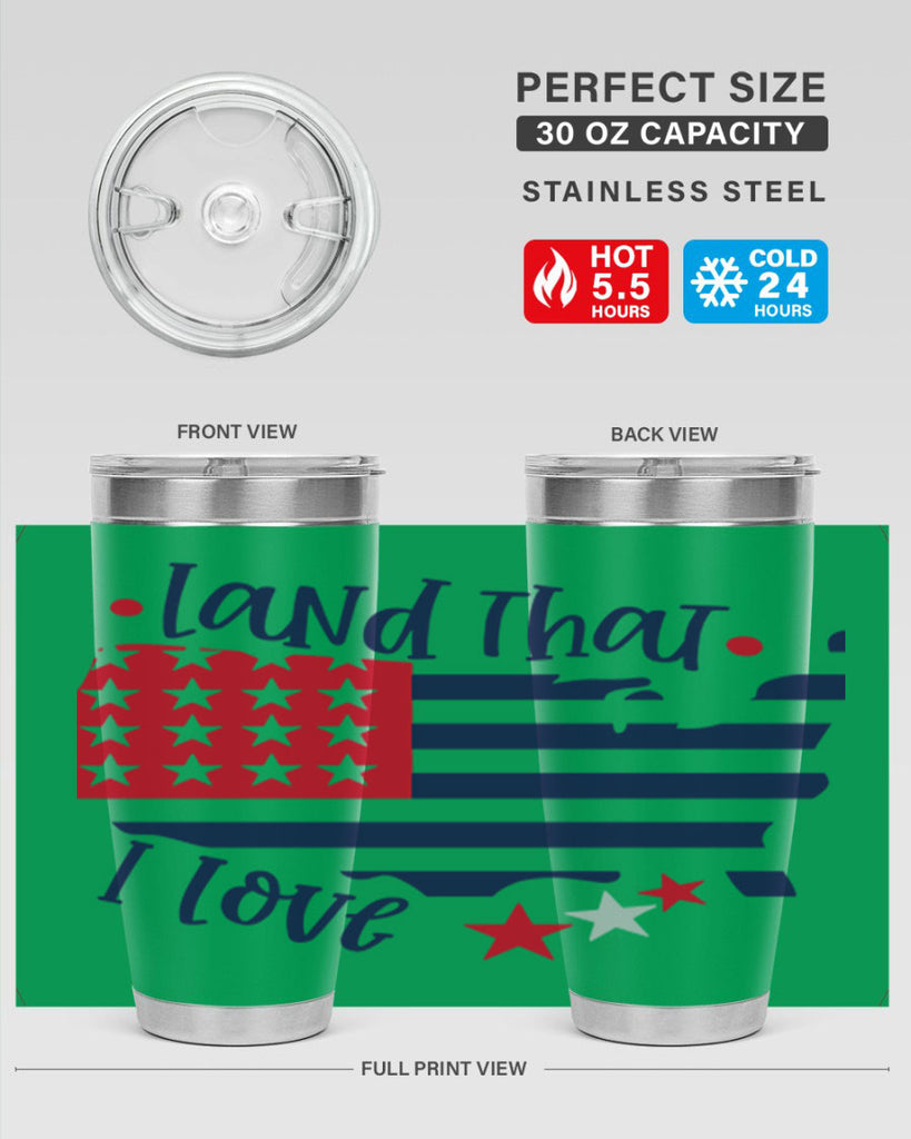 Land That I Love Style 158#- Fourt Of July- Tumbler