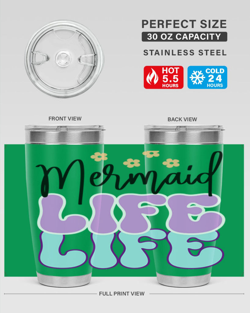 Mermaid Life 430#- mermaid- Tumbler