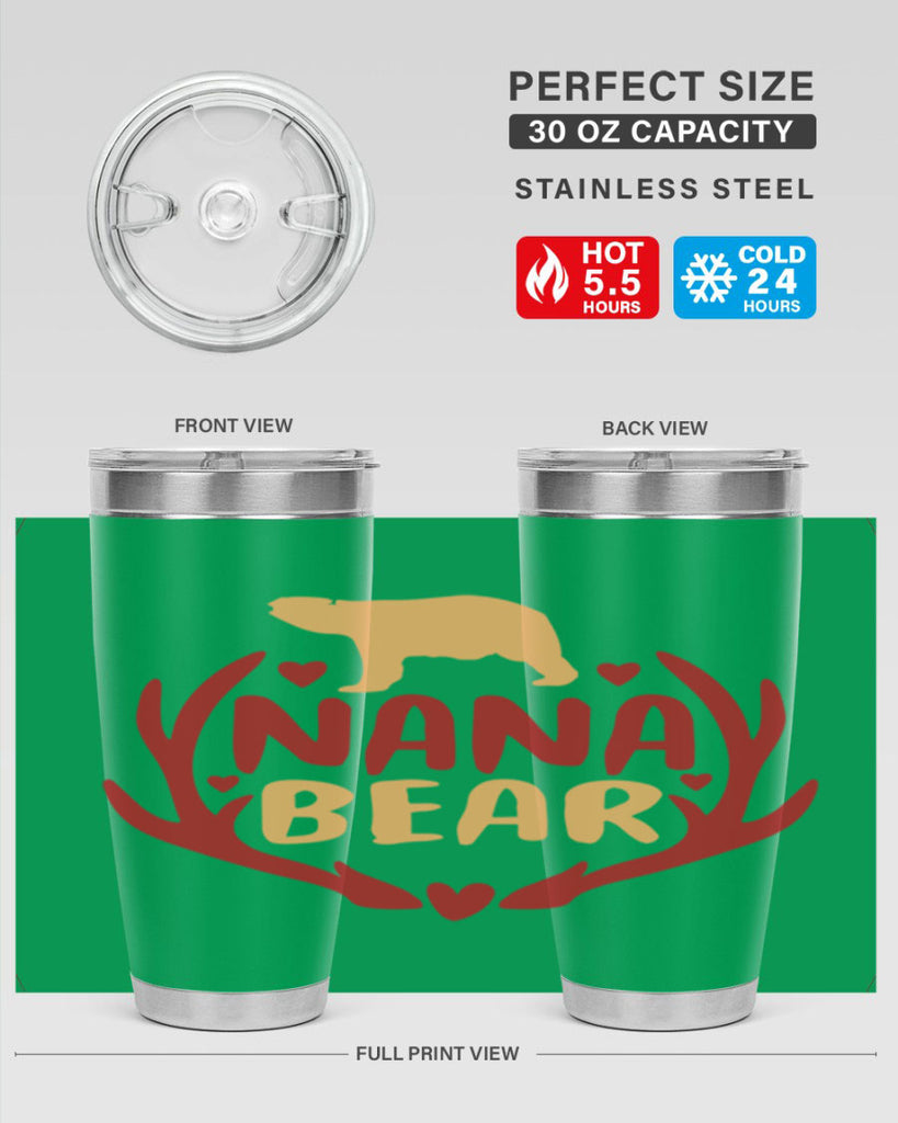 Nana bear 12#- grandma - nana- Tumbler