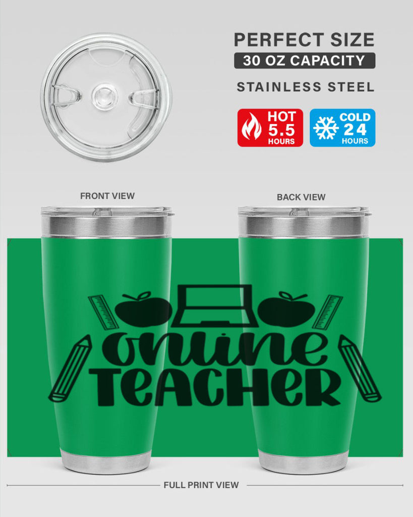 Online Teacher Style 61#- teacher- tumbler