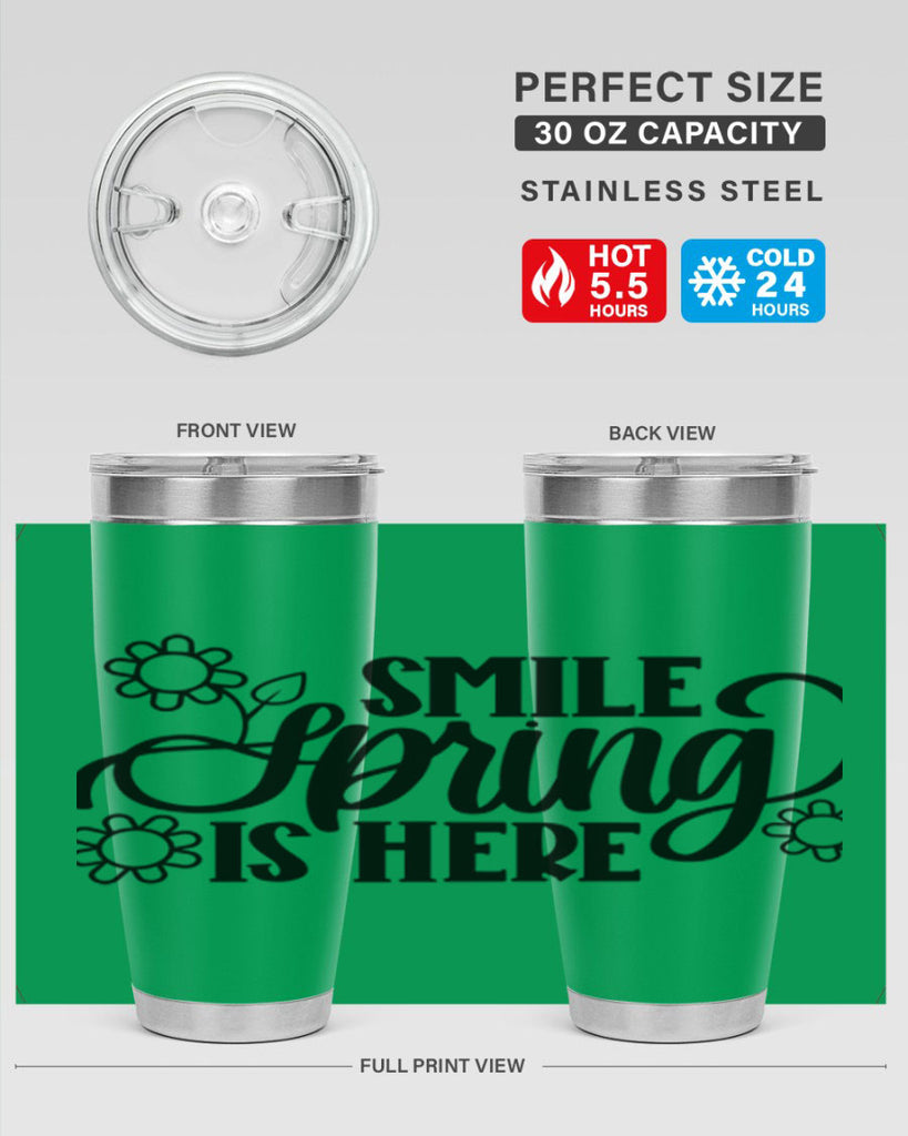 PNG_Smile Spring Is Here395#- spring- Tumbler