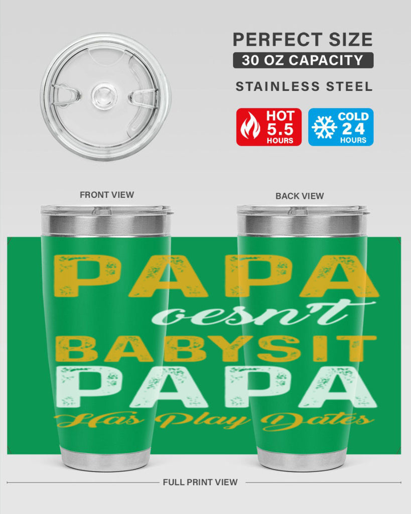 Papa 124#- grandpa - papa- Tumbler