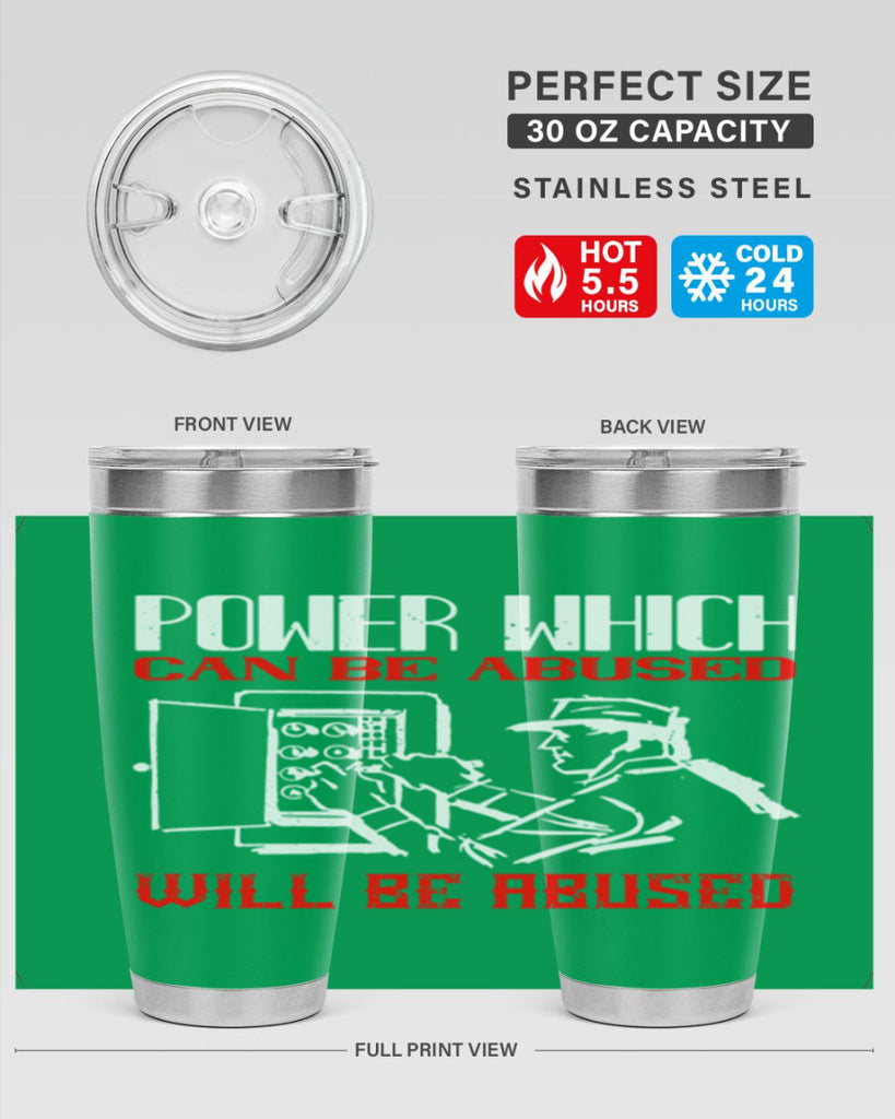Power which can be abused will be abused Style 16#- electrician- tumbler