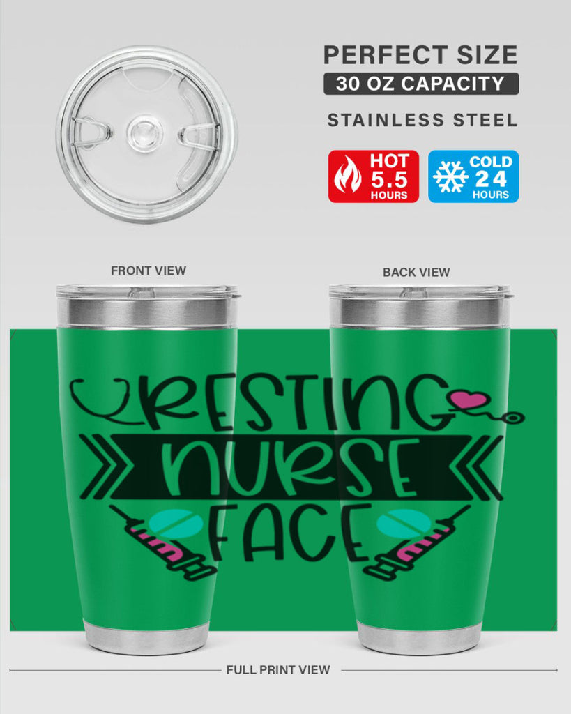 Resting Nurse Face Style Style 58#- nurse- tumbler