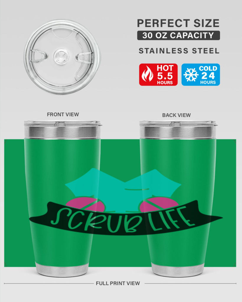 Scrub Life Style Style 45#- nurse- tumbler