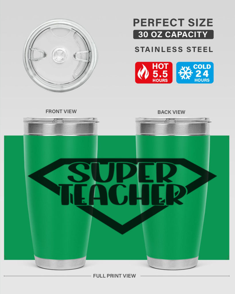 Super Teacher Style 55#- teacher- tumbler