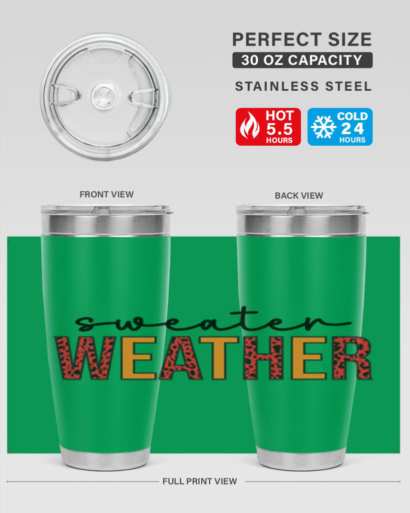 Sweater Weather 587#- fall- Tumbler