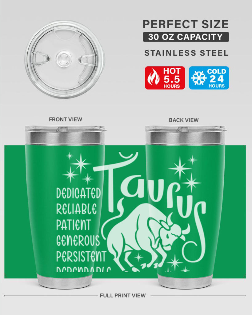 Taurus 491#- zodiac- Tumbler