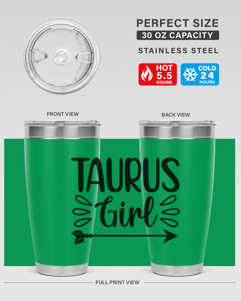 Taurus girl 500#- zodiac- Tumbler
