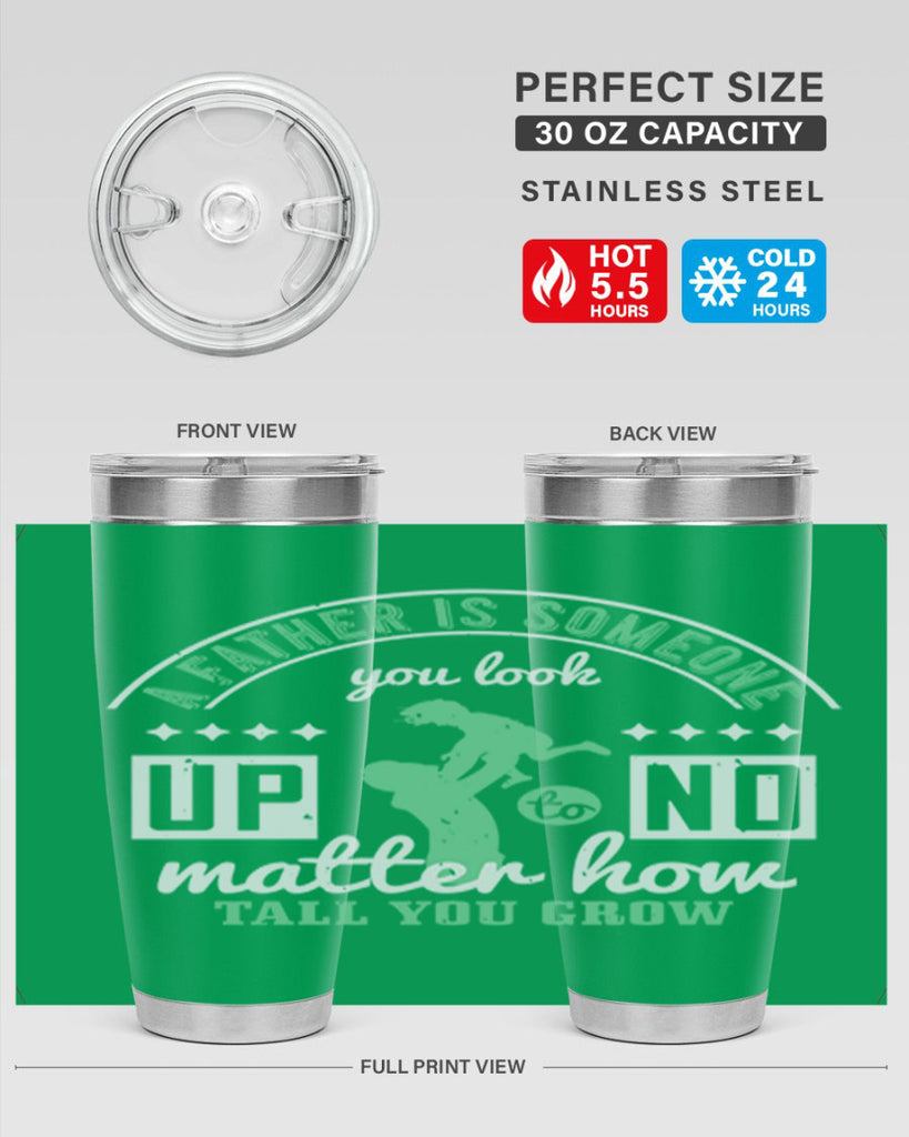 a father is someone 125#- fathers day- Tumbler