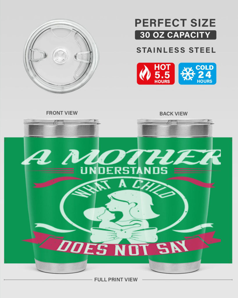 a mother understands 8#- mothers day- Tumbler