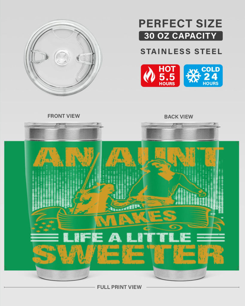 an aunt makes life a little sweeter 5#- mothers day- Tumbler