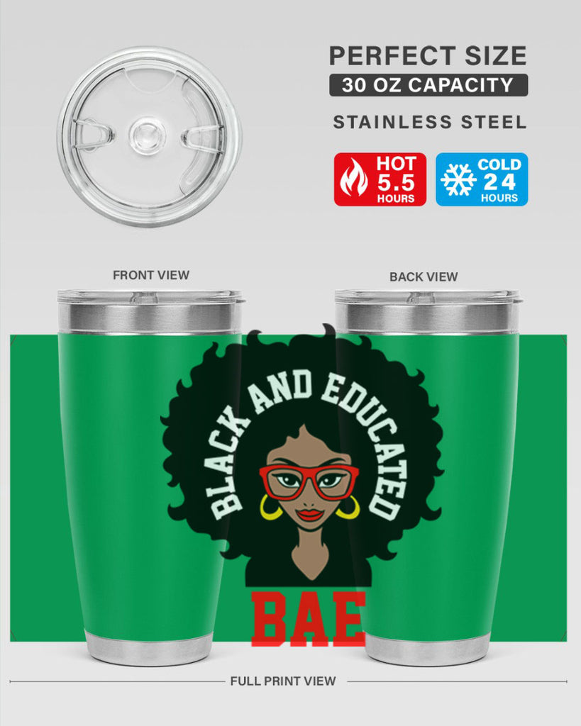 bae black and educated 267#- black words phrases- Cotton Tank