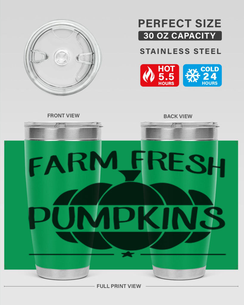 farm fresh pumpkins 173#- fall- Tumbler