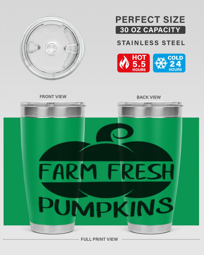 farm fresh pumpkins 174#- fall- Tumbler