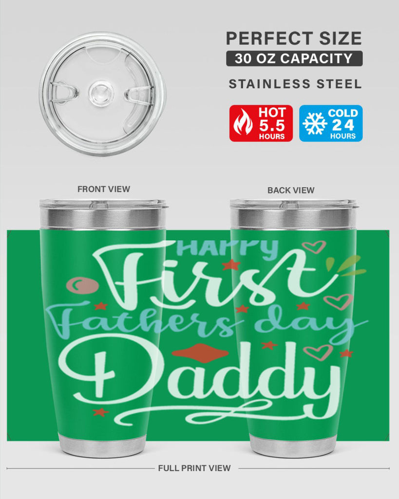 happy first fathers day daddy 89#- fathers day- Tumbler