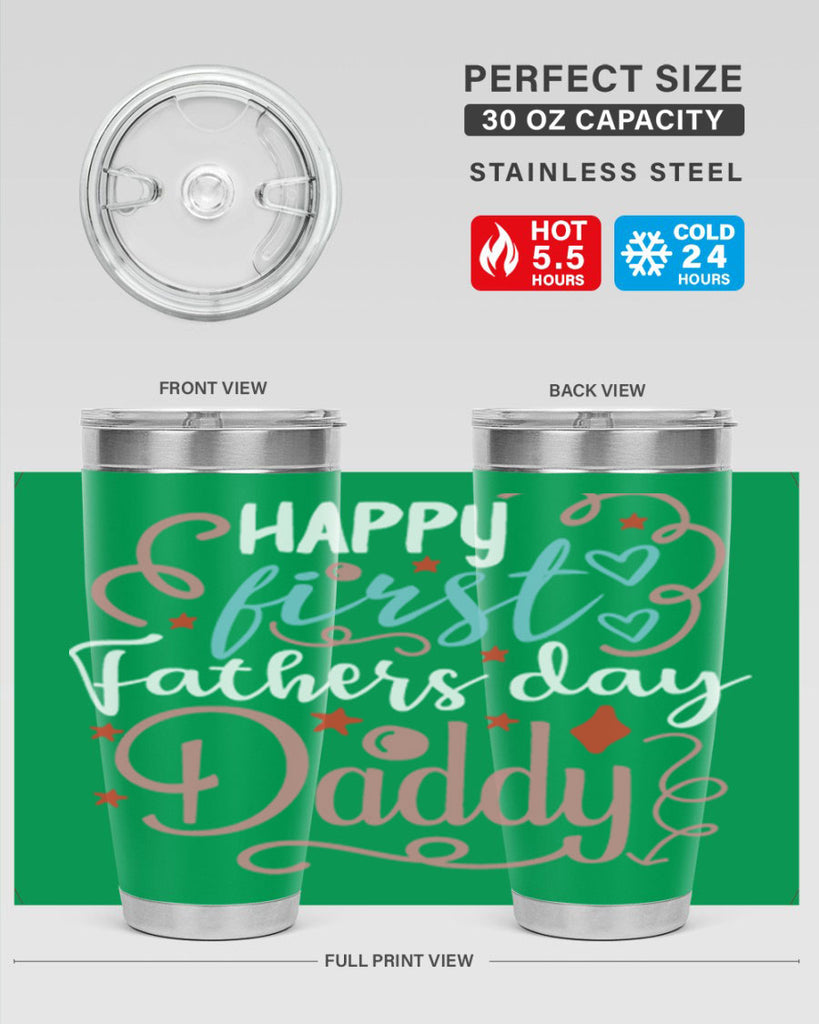 happy first fathers day daddy 90#- fathers day- Tumbler