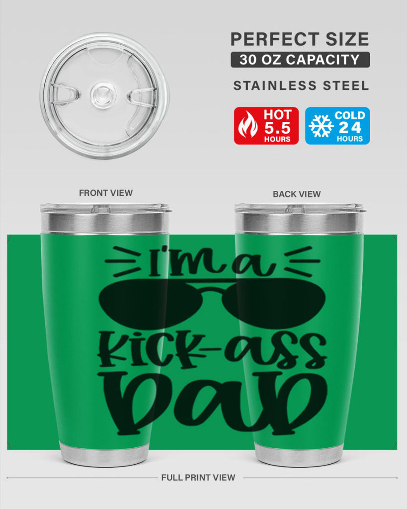 im a kickass dad 35#- fathers day- Tumbler