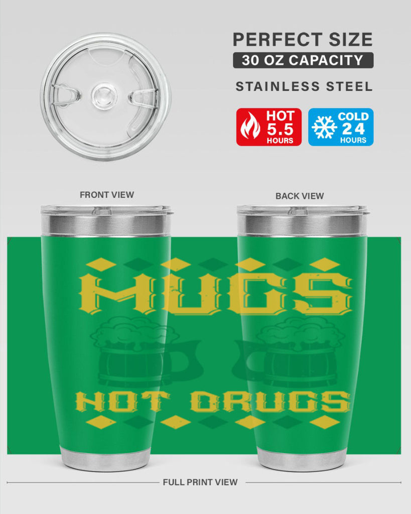 mugs not drugs 59#- beer- Tumbler