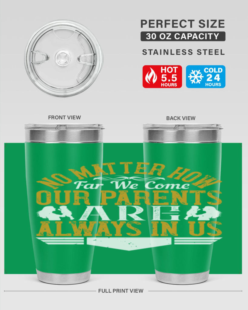 no matter how far we come our parents are always in us 34#- Parents Day- Tumbler