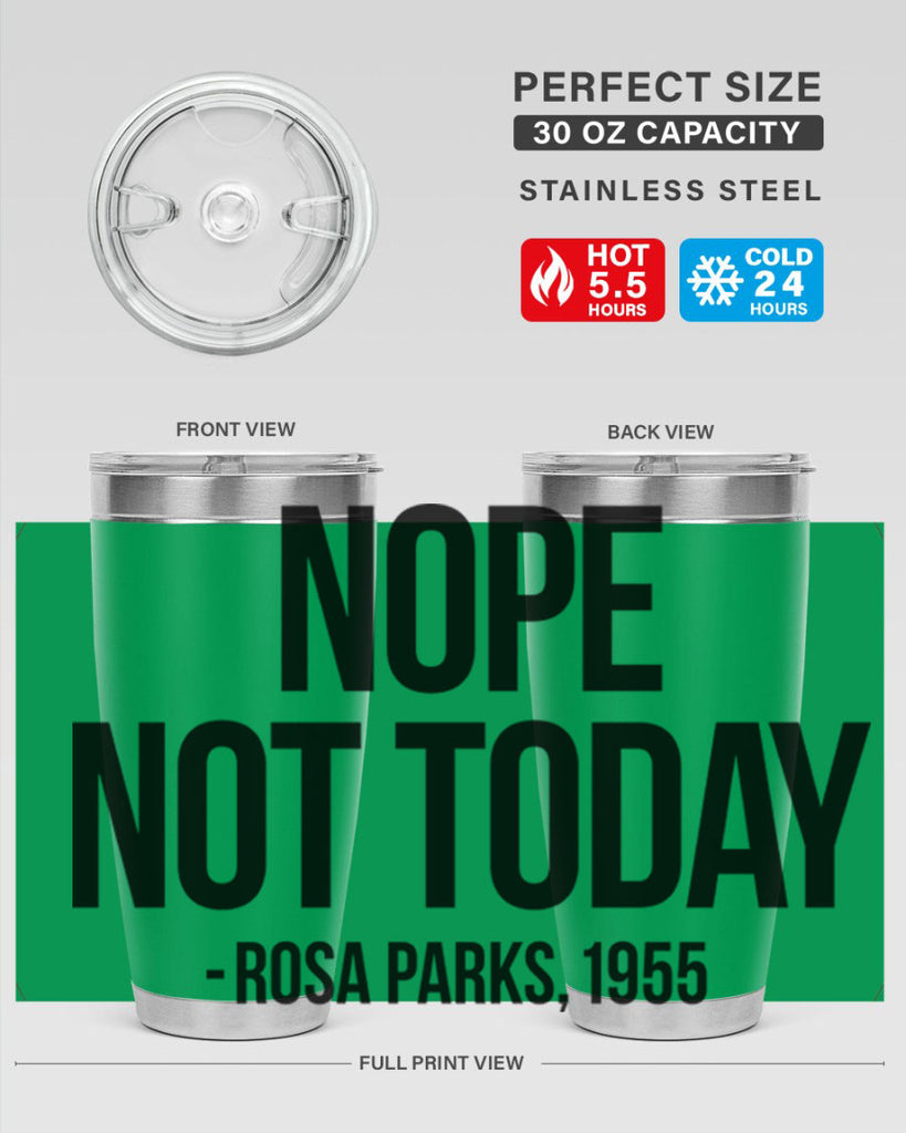 nope not today rosa parks 60#- black words phrases- Cotton Tank