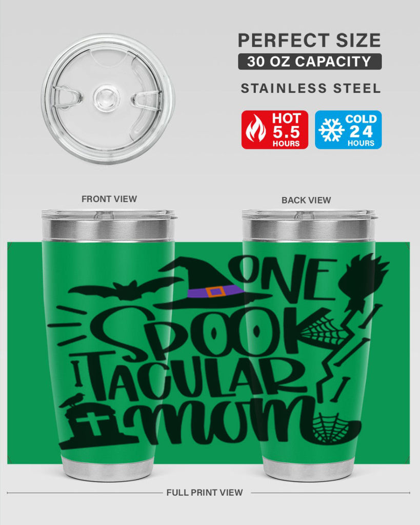 one spooktacular mom 34#- halloween- Tumbler