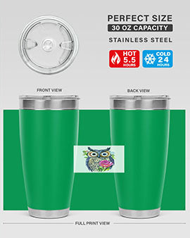 owl 13#- owl- Tumblers