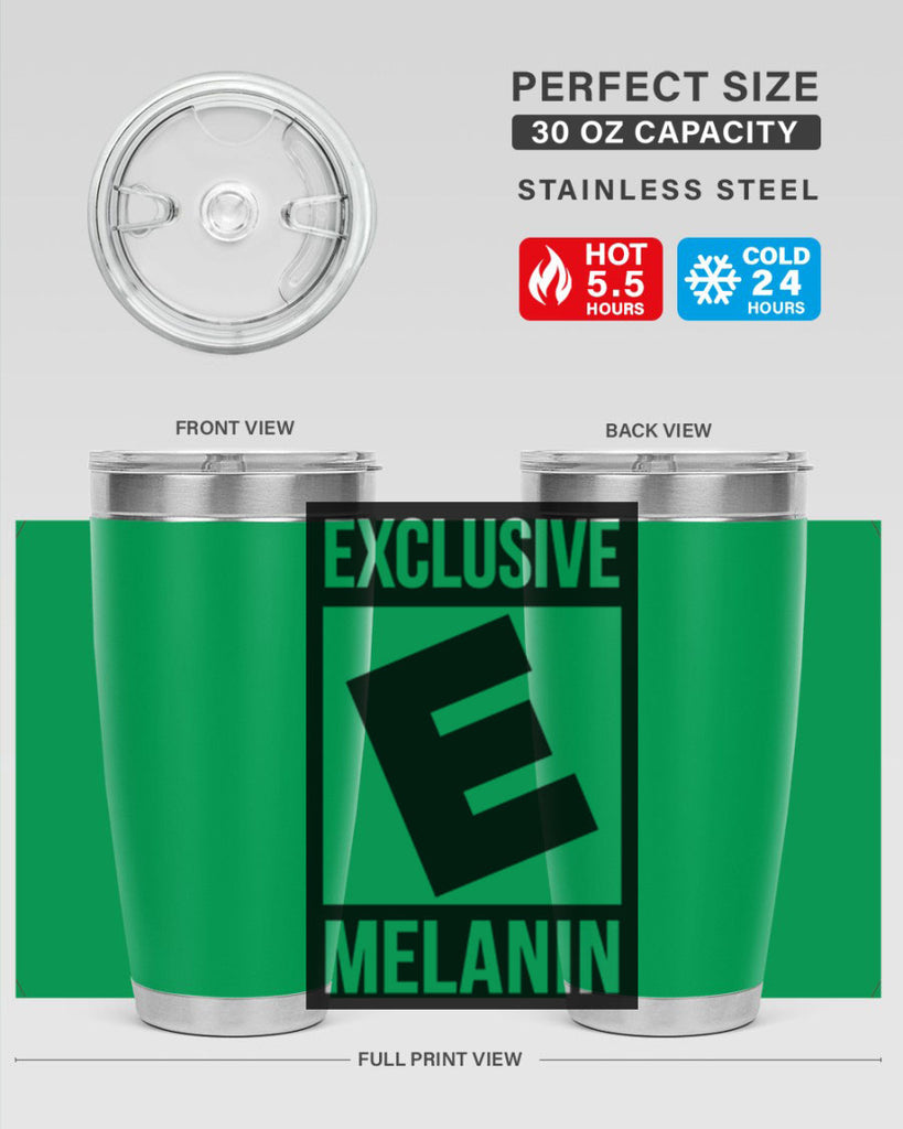 rated exclusive melanin 46#- black words phrases- Cotton Tank