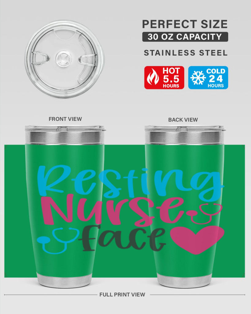 resting nurse face Style Style 56#- nurse- tumbler