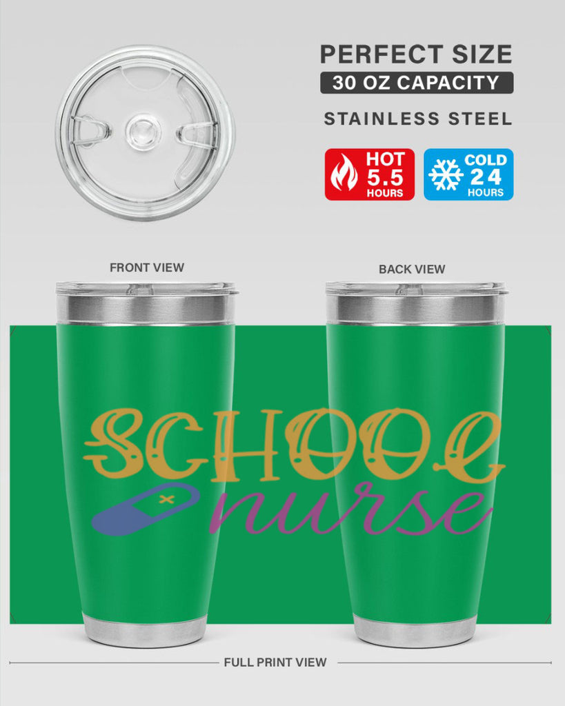 school nurse Style 353#- nurse- tumbler