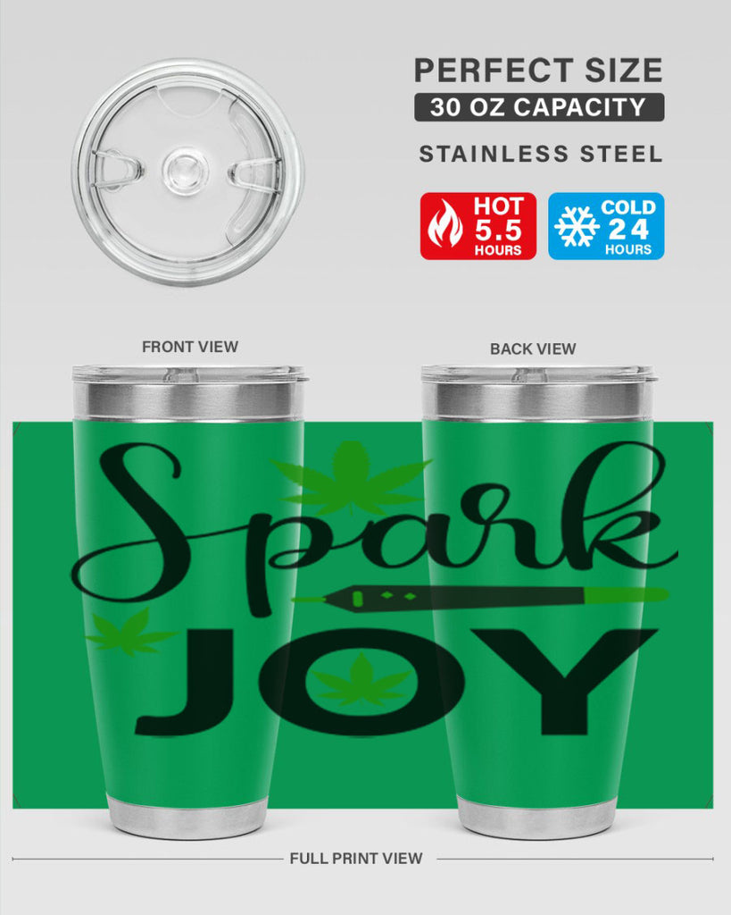 spark joy 250#- marijuana- Tumbler