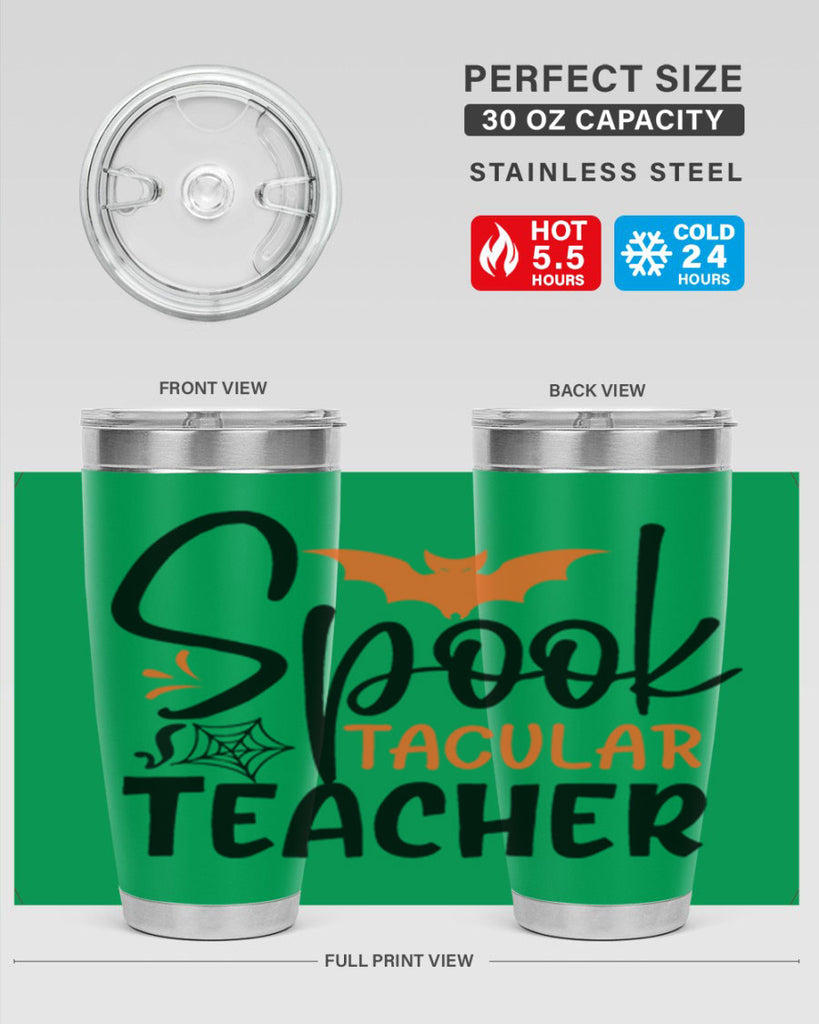 spooktacular teacher 106#- halloween- Tumbler