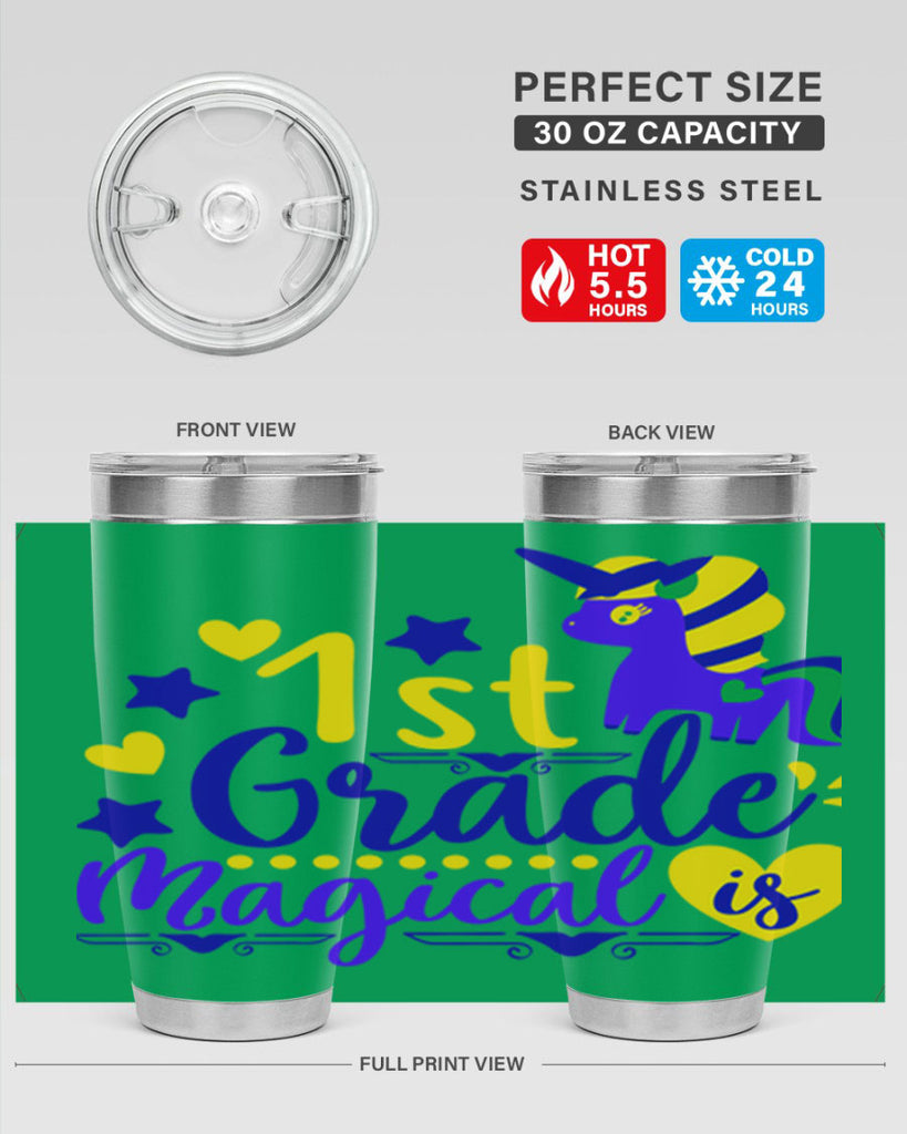 st grade magical 63#- mardi gras- Tumbler