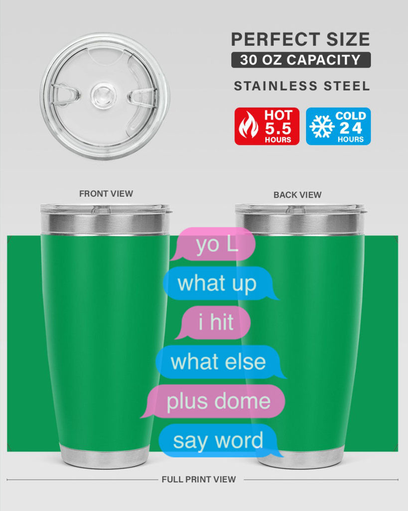 text conversation camron 23#- black words phrases- Cotton Tank