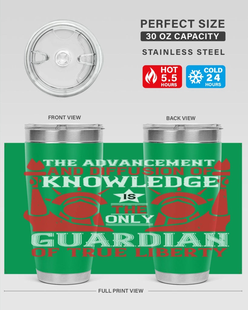 the advencement and diffusion of knowledge Style 190#- Fourt Of July- Tumbler