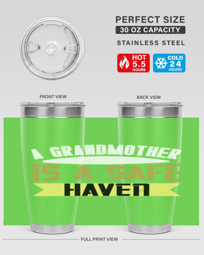 A Grandmother is a safe 41#- grandma - nana- Tumbler