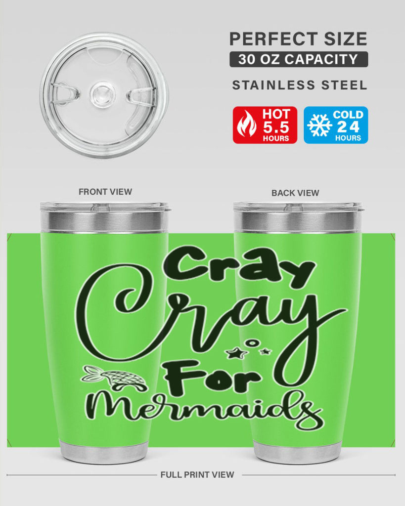 Cray Cray For Mermaids 88#- mermaid- Tumbler