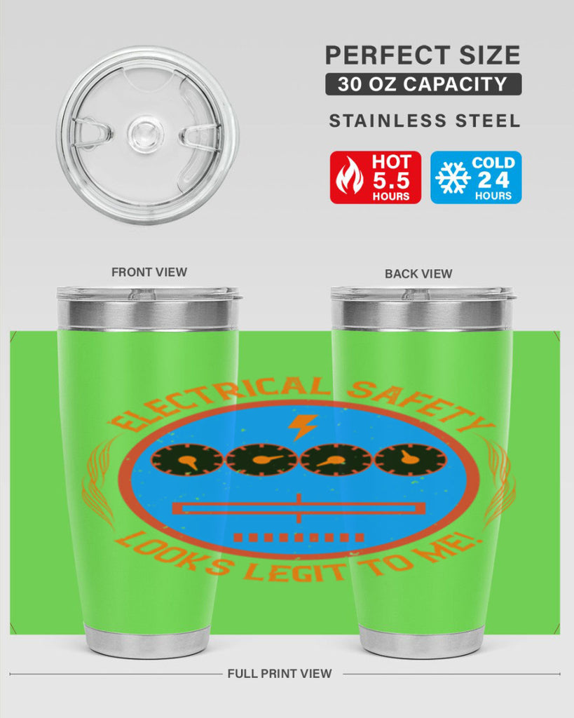 Electrical safety looks legit to me Style 57#- electrician- tumbler